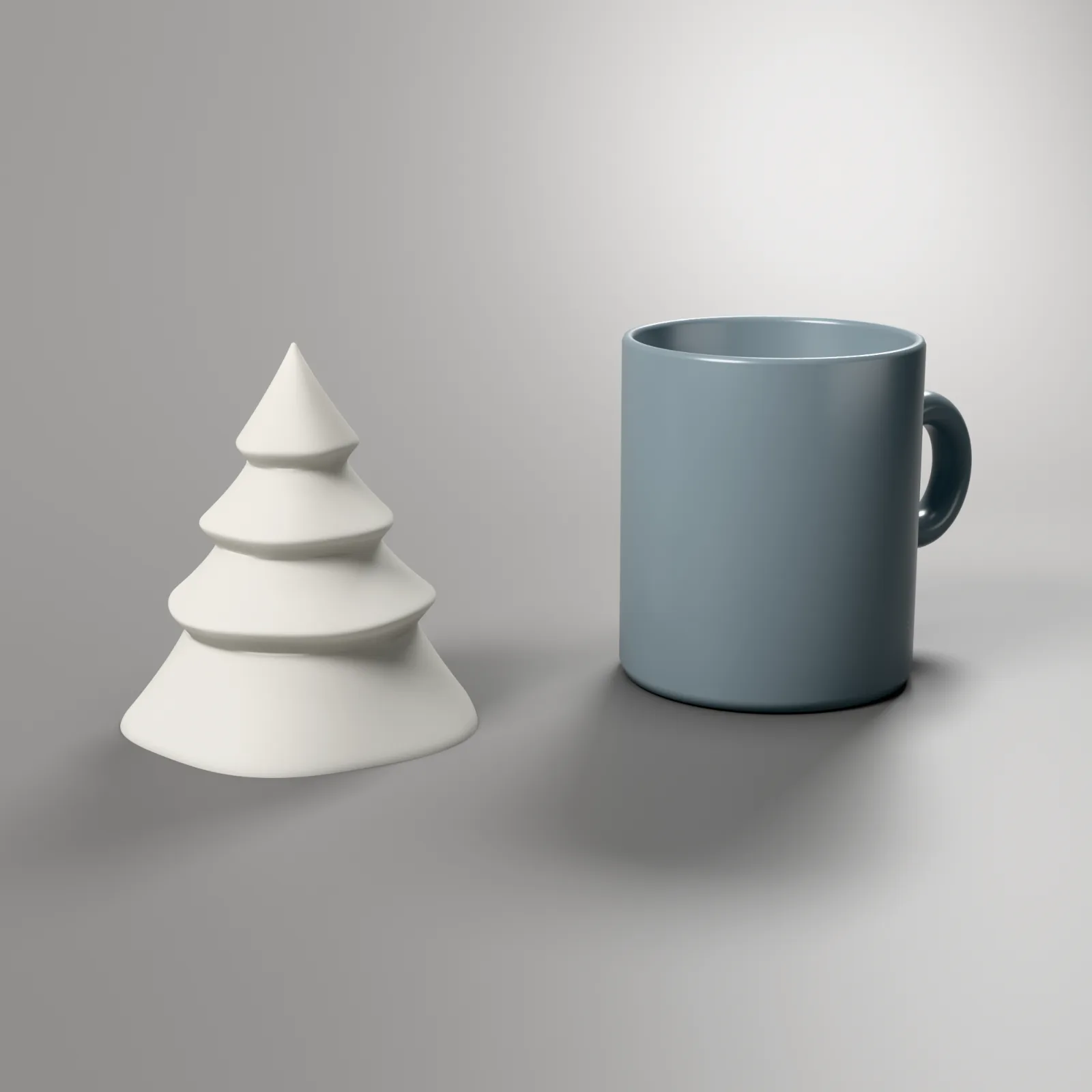 Frost Tree Light Cover, size comparison with a coffee cup