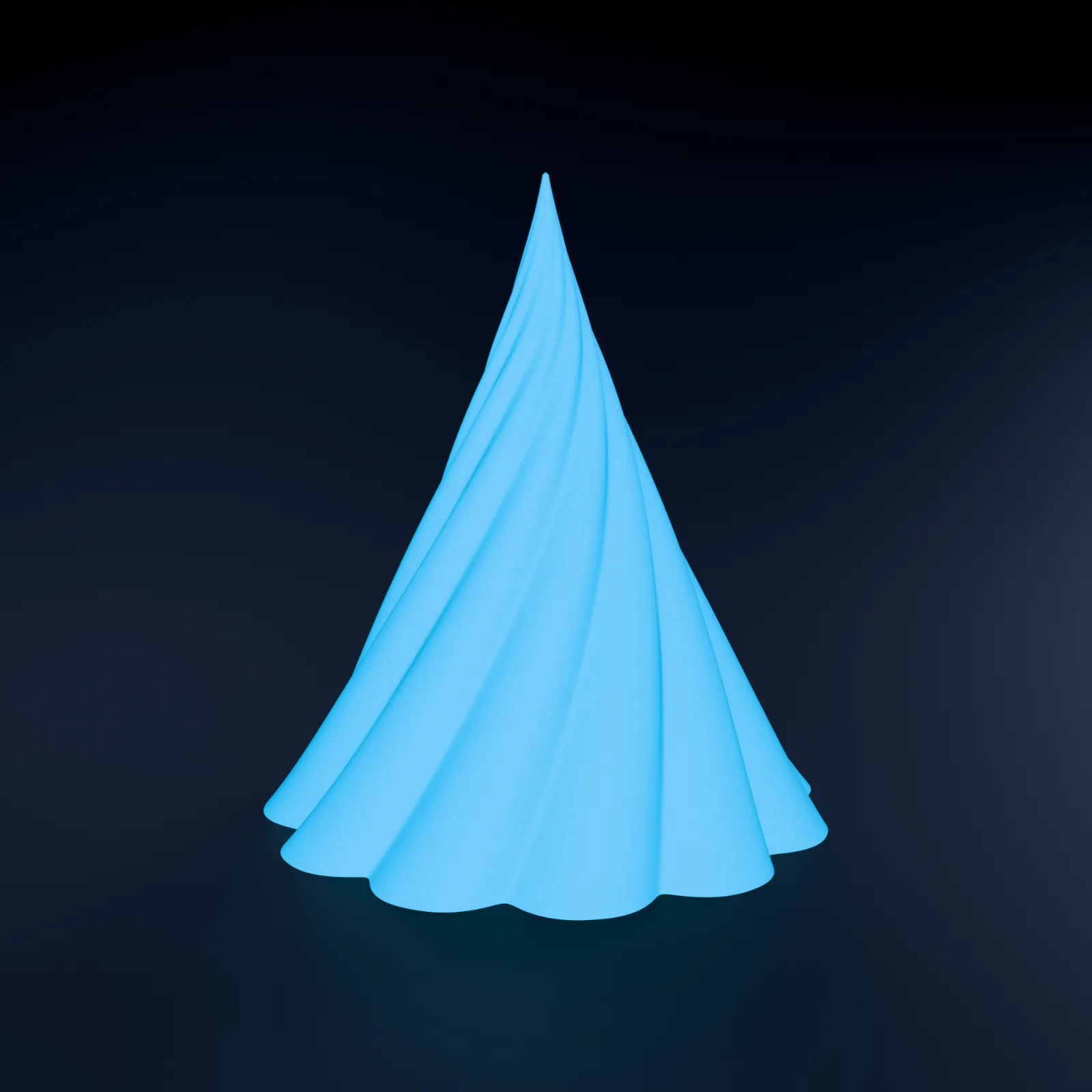Glowing Tree Light Cover at night with an LED tealight