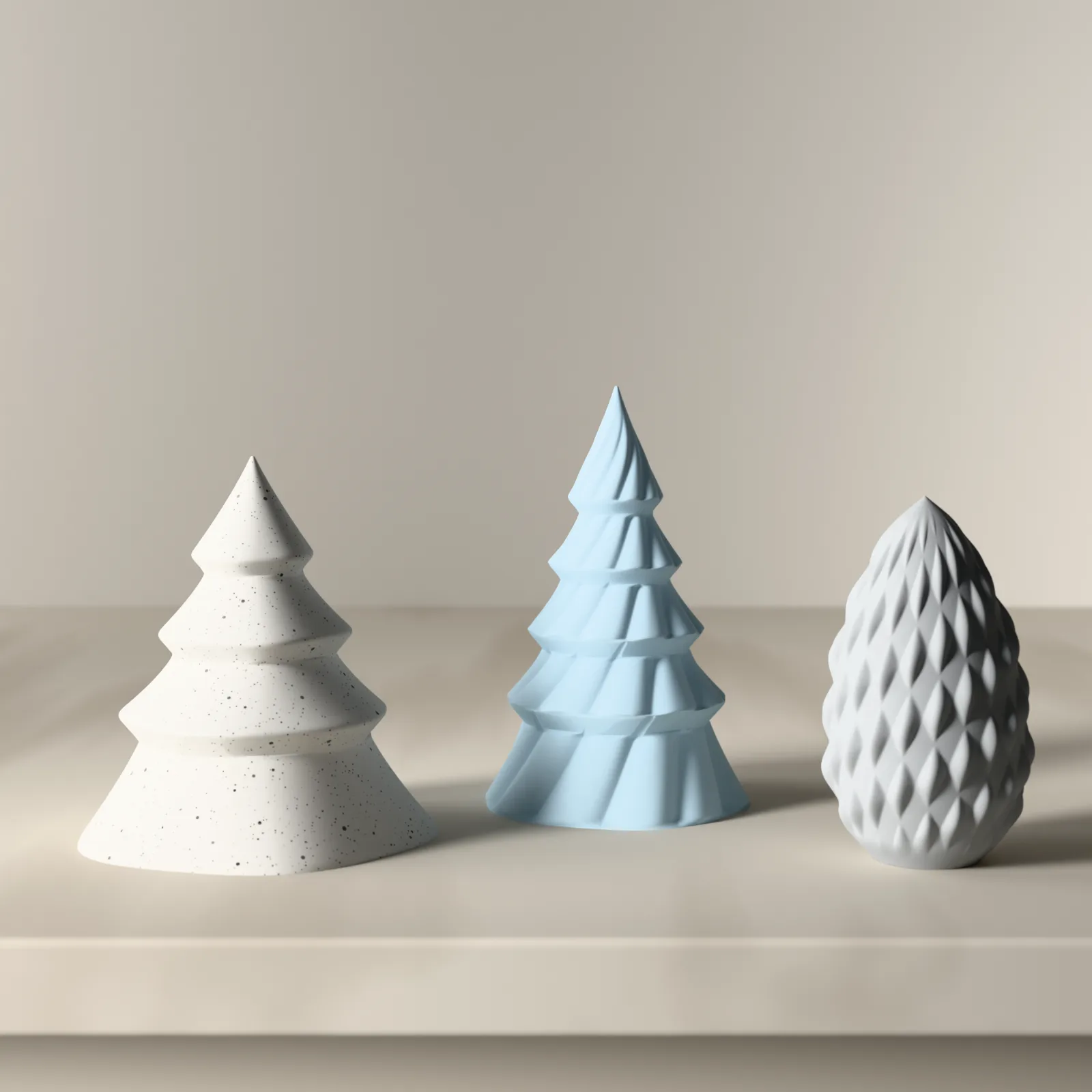 Winterstille – komplettes Set, als Dekoration im Raum